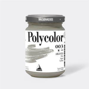 003  polycolor maimeri 140ml argento