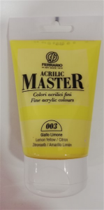 03 acrilic master 120 ml giallo limone