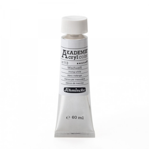 113 akademie acryl 60 ml bianco per miscelazione colore acrilico schmincke