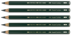 9000/8b jumbo matita grafite faber castell 8b