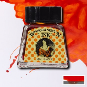 Orange Orange Naranja Drawing Ink / Encre à dessiner / Tintas de dibujo 14ml