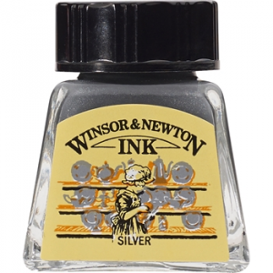 Silver Argent Plata Drawing Ink / Encre à dessiner / Tintas de dibuio 14ml