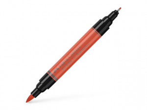118 pitt artist pen dual markers pennarello a china doppia punta rosso scarlatto