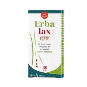  ERBALAX FORTE - INTEGRATORE ALIMENTARE PER FAVORIRE IL TRANSITO INTESTINALE ERBAVITA COMPRESSE