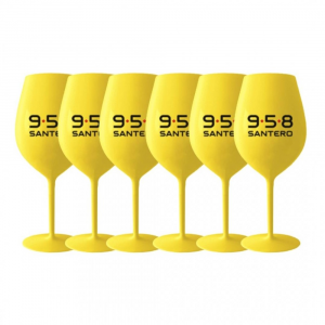 Set 6 bicchieri gialli - Santero 958