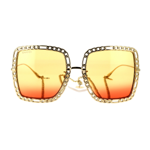 Gucci-Sonnenbrille mit Kette GG1033S 001