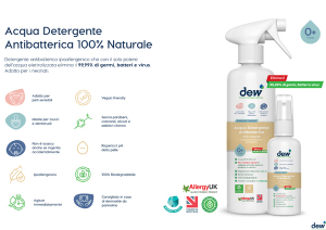Acqua Detergente Antibatterica 500 ml
