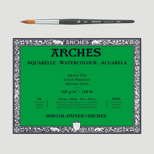 Kit blocco Arches per acquerello 20fg 300g