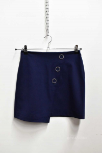 Miniskirt Woman Pimko Blue Size 40