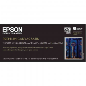 Premium Canvas Satin, in rotoli da 43, 18cm x 12, 19m