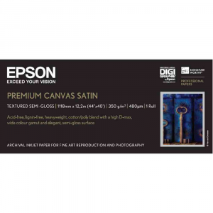Premium Canvas Satin, in rotoli da 111, 8cm x 12, 19m