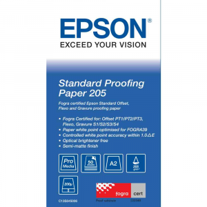EPSON Standard Proofing Paper, formato A2 (50 fogli) FOGRA