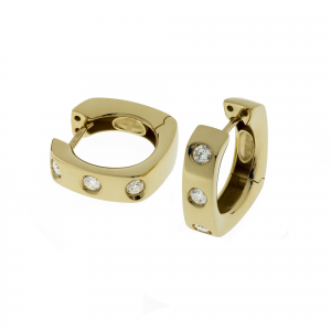 Orecchini Oro 18kt   Prestige con Diamanti