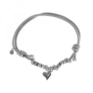 Bracciale Charms con Cordino Rosa