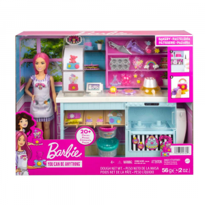 Barbie Pasticceria - Playset con Bambola e Postazione da Pasticceria