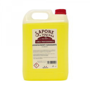 Detergente Professionale Lavapavimenti Sgrassante Sapone di Toscana 5 Litri