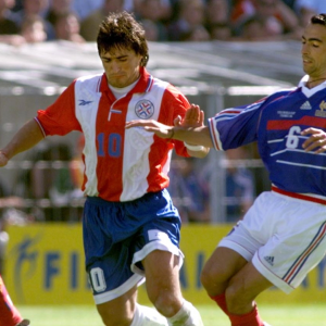 1998 Paraguay Maglia Reebok World Cup XL - Nuova
