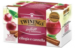 Infuso ciliegia&cannella Twinings - confezione da 20 filtri
