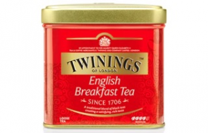 English breakfast tea Twinings - confezione in latta da 100g di te sfuso