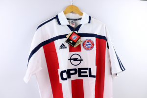 2000-01 Bayern Monaco Maglia Away Adidas L - Nuova