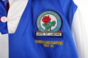 1995-96 Blackburn Maglia Asics Champions Home L - Nuova
