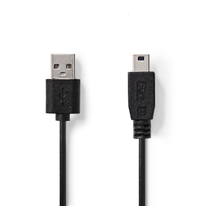 Cavo USB 2.0 A Maschio - Mini Maschio a 5 Pin 1.0 m Nero