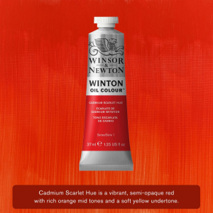 Cadmium scarlet hue Winton Oil Colour 37ml