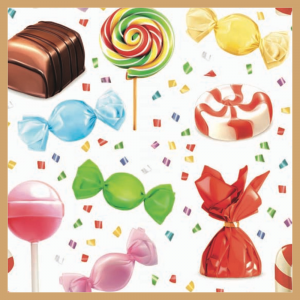 Carta regalo Caramelle & Cioccolatini FLORENTIA Marpimar Edizioni 70 x 100