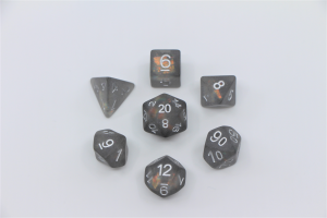 Frosted Candy Paper Dice Sets