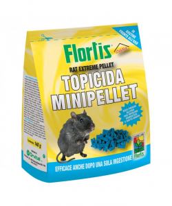 Flortis topicida esca in mini pellet 140 gr