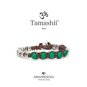 Tamashii Ruota Preghiera Multifaceted Agata verde