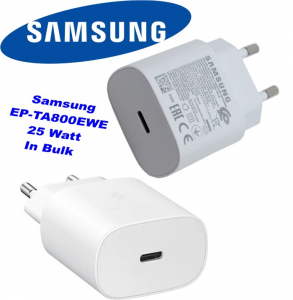 Caricatore EP-TA800EWE Samsung USB-C 25 Watt Bianco