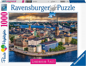 Ravensburger - Stoccolma, Svezia Puzzle, 1000 Pezzi