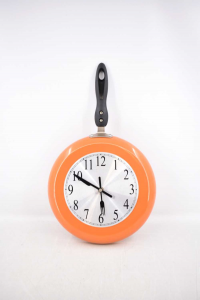 Clock Shaped Of Pot Orange 45 Cm