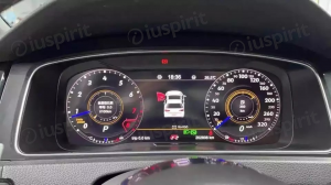 Tachimetro LCD conta KM digitale per VW Golf 7 GTI Golf R-Line Golf Sportsvan Dashboard digitale