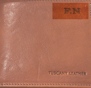 Incisione Laser per articoli Tuscany Leather