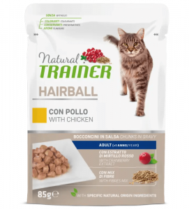 Trainer Natural - Adult - Hairball - 85gr x 6 bustine