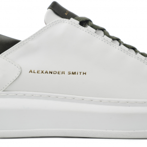 Sneakers bianche/militari Alexander Smith