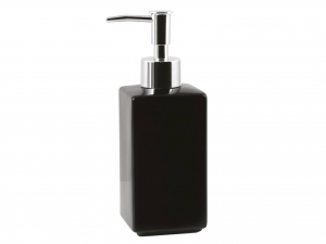 Dispenser per sapone nero h 18 cm