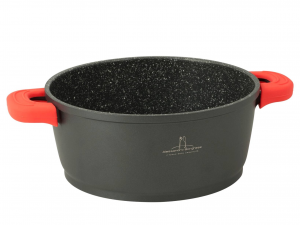 Home in Rombo Home Casseruola Antiaderente Maitre 2 Manici Cm24 Pentole  Cucina, Alluminio, Antracite/Nero, 24 cm : : Casa e cucina