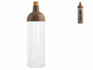 Barattolo Bottle, Plastica, Tappo Sughero, Cc1200, Multifunzione