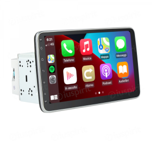 ANDROID autoradio 2 DIN navigatore universale 10 pollici CarPlay Android Auto GPS USB WI-FI Bluetooth 4G LTE