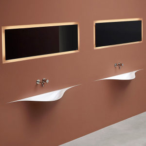 Built-in wall-mounted washbasin Silenzio antoniolupi