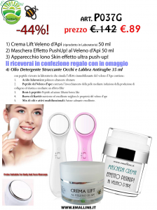 Pack Veleno d'Ape - 3 Prodotti + Iono Skin + Borsetta trucchi