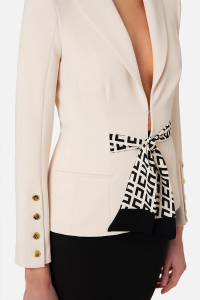 Jacket in Double Crepe Stretch