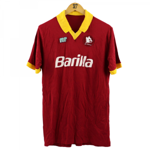 1987-88 Roma Maglia #7 B. Conti Match Worn Ennerre Barilla