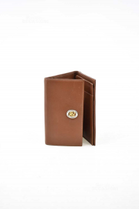Wallet Karl Lagerfeld Vintage In Leather Brown 11x15 Cm