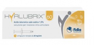 HYALUBRIX 60 MG - SIRINGA PRE-RIEMPITA DI ACIDO IALURONICO