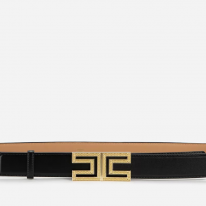Cintura Elisabetta Franchi h30 a Vita Regular - Synthetic Leather Nero