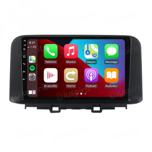 ANDROID autoradio navigatore per Hyundai Kona 2018-2019 CarPlay Android Auto GPS USB WI-FI Bluetooth 4G LTE